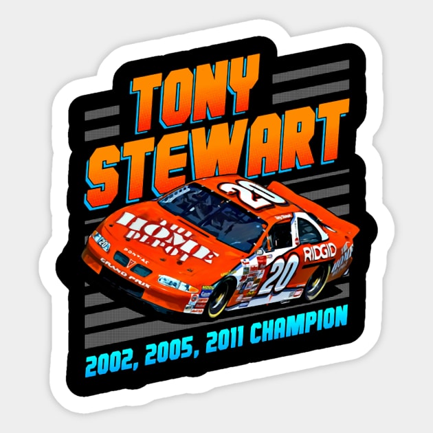 Tony Stewart 20 Legend Sticker by Erianna Bee